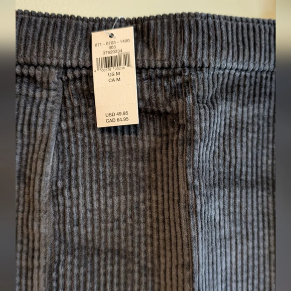 NWT Aerie corduroy gray Micro mini skirt size M medium - Picture 4 of 7